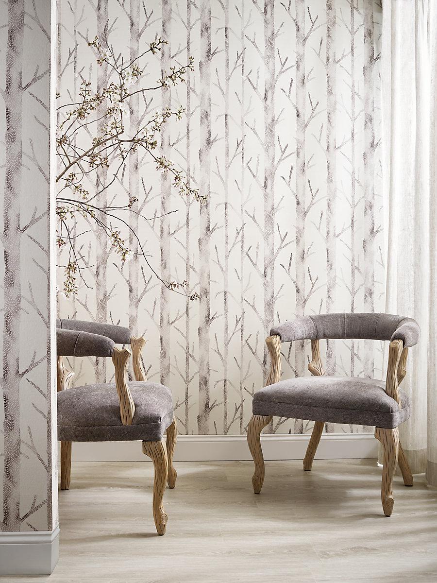 Scalamandre Everett | Silk Bark Wallpaper