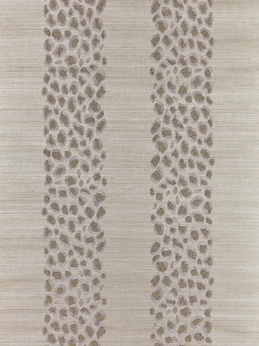 Scalamandre Catwalk Embellished Grasscloth Looking Glass Wallpaper