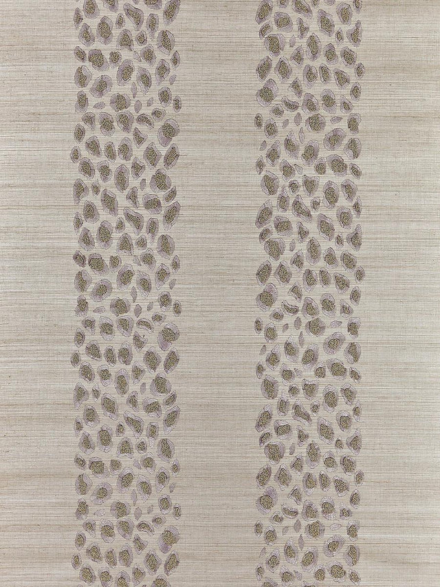 Scalamandre Catwalk Embellished Grasscloth Looking Glass Wallpaper