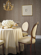 Scalamandre Catwalk Embellished Grasscloth Looking Glass Wallpaper