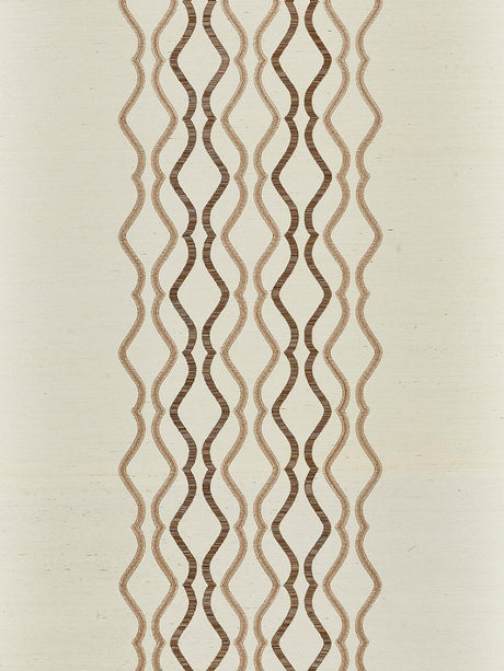 Scalamandre Valentina Embellished Sisal Shell Wallpaper