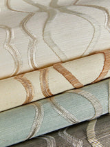 Scalamandre Valentina Embellished Sisal Shell Wallpaper