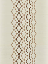 Scalamandre Valentina Embellished Sisal Shell Wallpaper