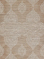 Scalamandre Taj Embroidered Sisal Nutmeg Wallpaper