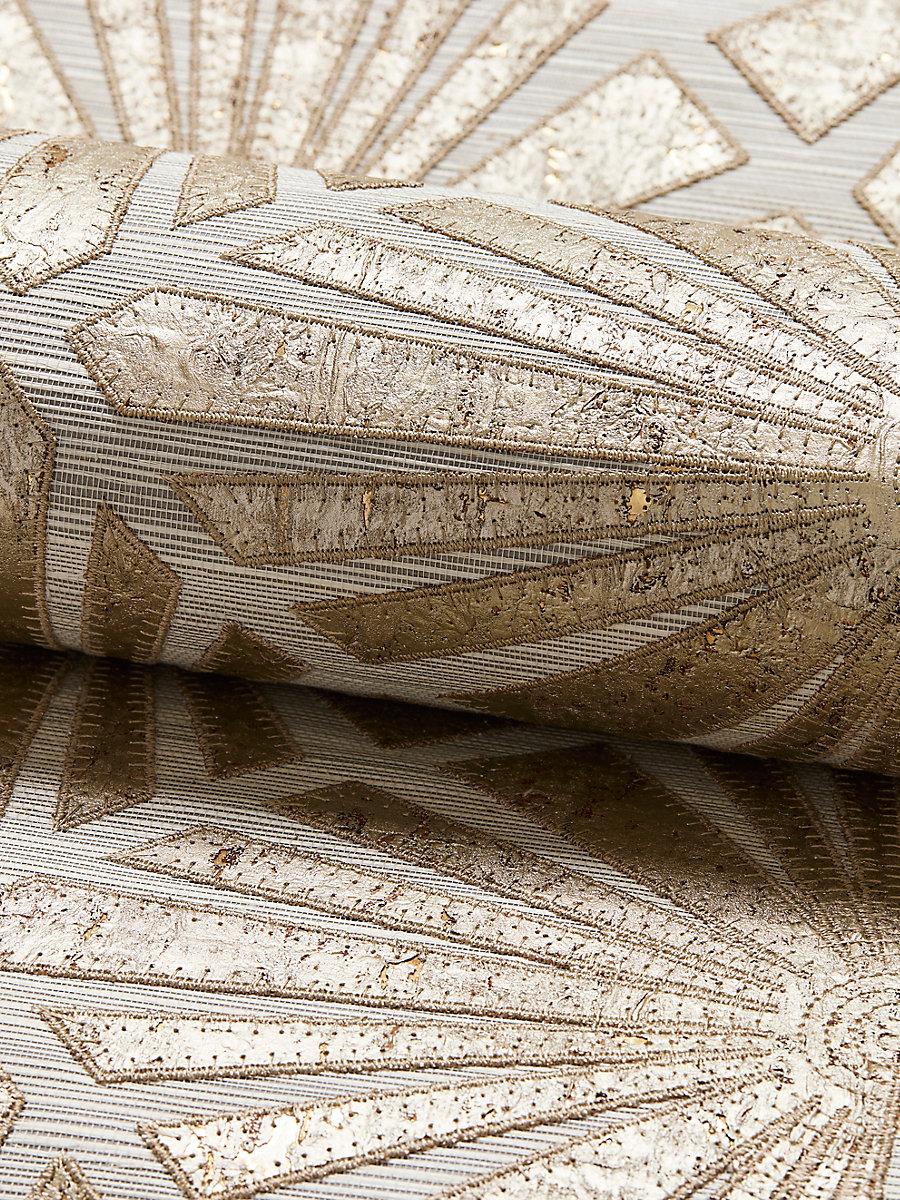 Scalamandre Milan Diamond Grasscloth Antique Wallpaper