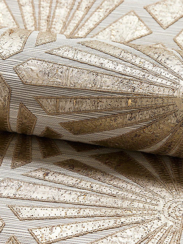 Scalamandre Milan Diamond Grasscloth Antique Wallpaper