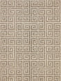 Scalamandre Fret Mosaic Grasscloth Tiger Eye Wallpaper