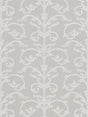 Scalamandre Saxony Scroll Wallcovering Steel Wallpaper