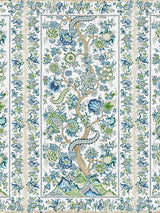 Scalamandre Metropolitan Palampore | Mural Aegean Wallpaper