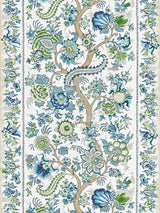 Scalamandre Metropolitan Palampore | Mural Aegean Wallpaper