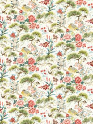 Scalamandre Shenyang Linen Print Bloom Fabric