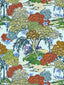 Scalamandre Sea Of Trees Print Kaleidescope Fabric