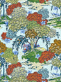 Scalamandre Sea Of Trees Print Kaleidescope Fabric