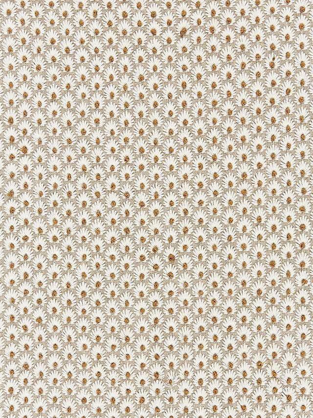 Scalamandre Fleur Embroidery Flax Fabric