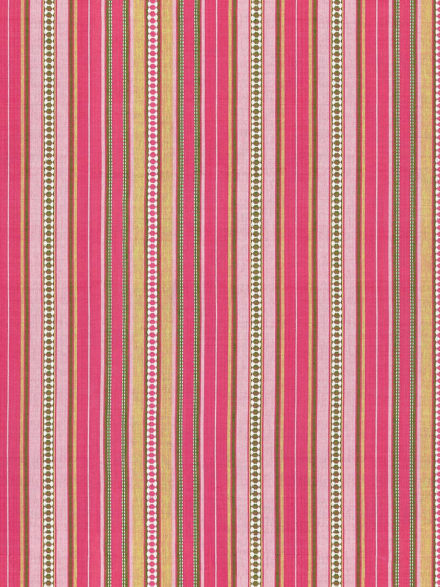 Scalamandre Nile Stripe Rose Garden Fabric