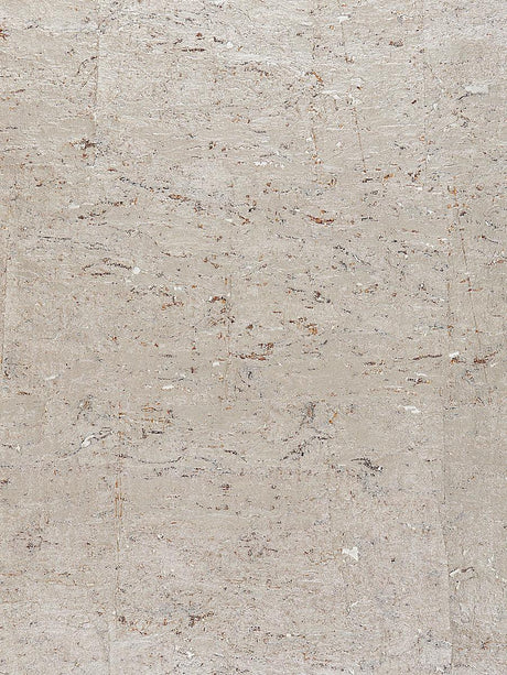 Scalamandre Metal Cork Pewter Wallpaper