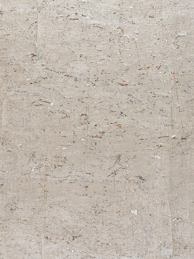 Scalamandre Metal Cork Pewter Wallpaper