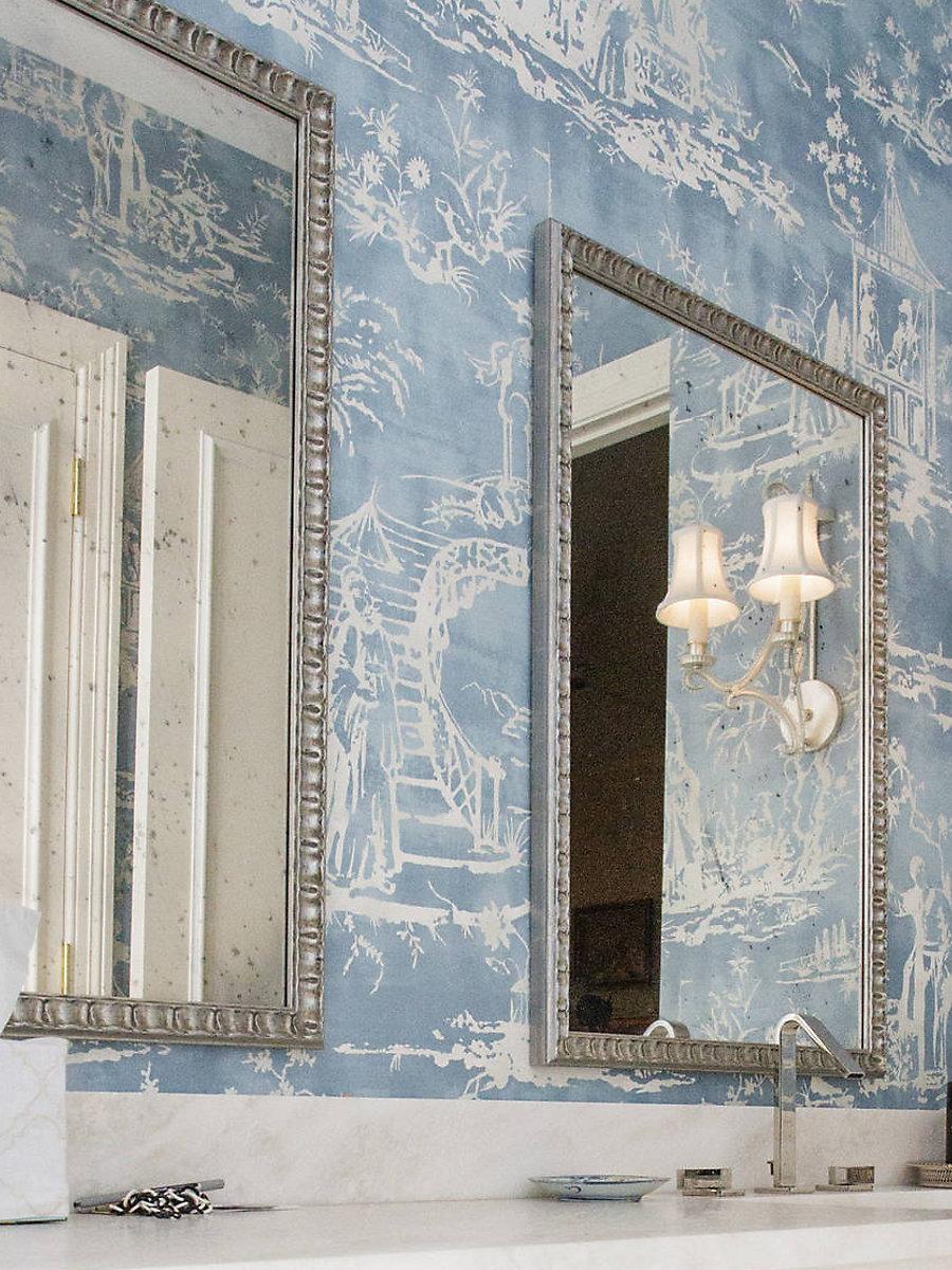 Scalamandre Summer Palace Sky Wallpaper