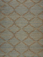 Scalamandre Monroe Embroidered Grasscloth Bronze Wallpaper
