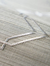 Scalamandre Monroe Embroidered Grasscloth Bronze Wallpaper