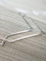 Scalamandre Monroe Embroidered Grasscloth Bronze Wallpaper