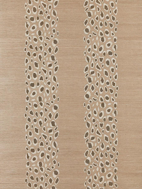 Scalamandre Catwalk Embellished Grasscloth Desert Wallpaper