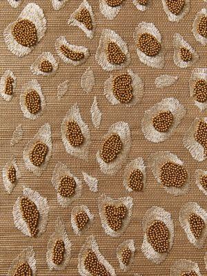 Scalamandre Catwalk Embellished Grasscloth Desert Wallpaper