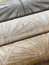 Scalamandre Milan Diamond Grasscloth Pewter Wallpaper