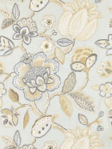 Scalamandre Coromandel Embroidery Mineral Fabric
