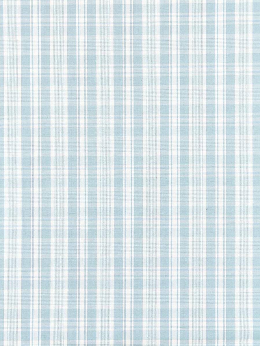 Scalamandre Preston Cotton Plaid Sky Fabric