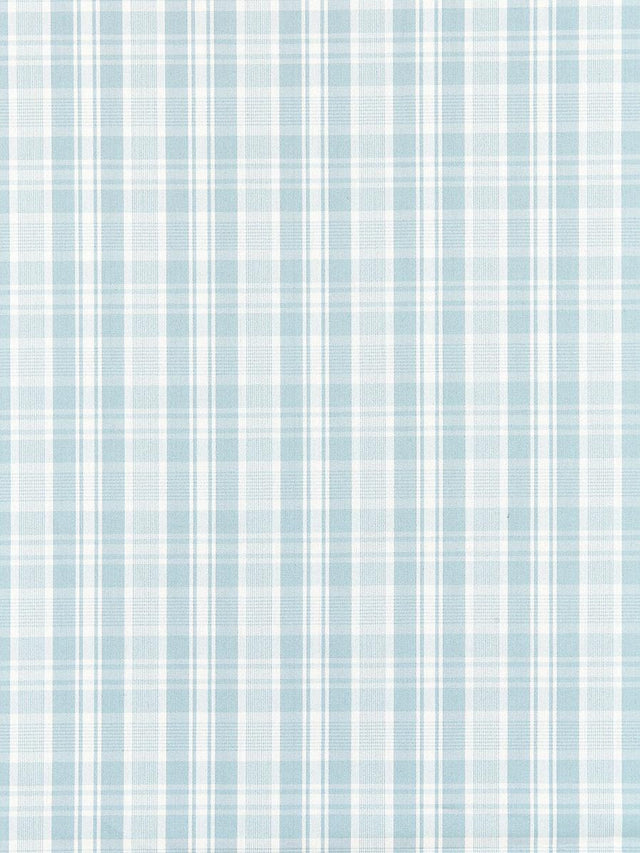 Scalamandre Preston Cotton Plaid Sky Fabric