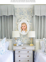 Scalamandre Swedish Linen Check Skylight Fabric