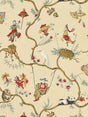 Scalamandre Ming Circus Multi On Tea Wallpaper