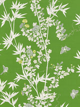 Scalamandre Jardin De Chine Jade Wallpaper