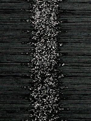 Scalamandre Veronica Beaded Grasscloth Carbon Wallpaper