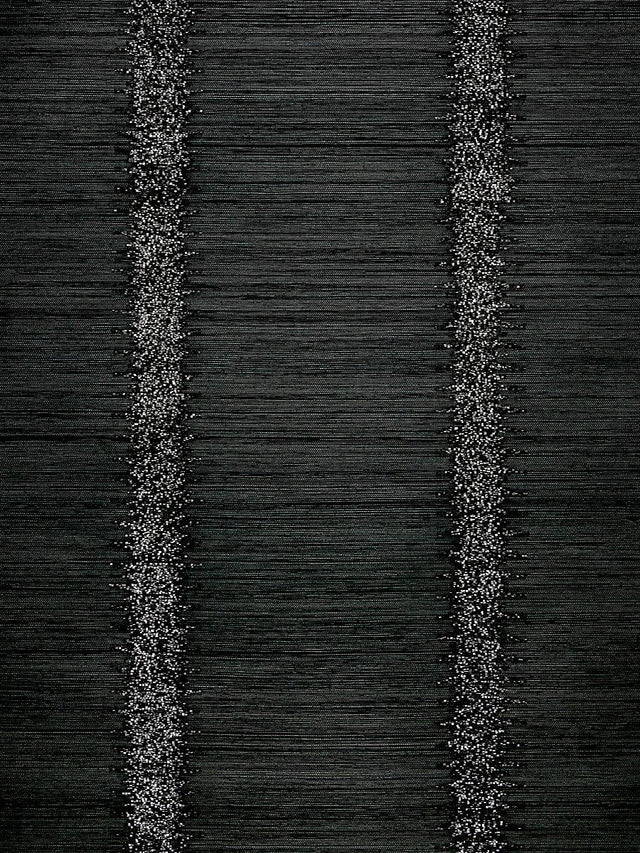 Scalamandre Veronica Beaded Grasscloth Carbon Wallpaper