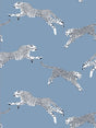 Scalamandre Leaping Cheetah Cloud Nine Wallpaper