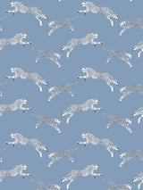 Scalamandre Leaping Cheetah Cloud Nine Wallpaper