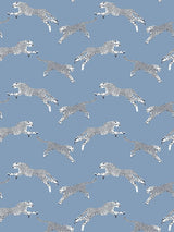 Scalamandre Leaping Cheetah Cloud Nine Wallpaper