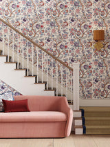 Scalamandre Metropolitan Palampore Red Multi Wallpaper