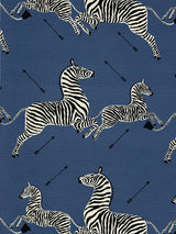 Scalamandre Zebras | Fabric Denim Fabric
