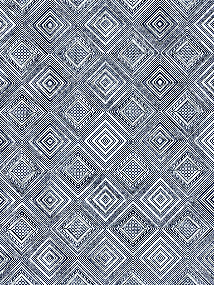 Scalamandre Antigua Weave Indigo Fabric
