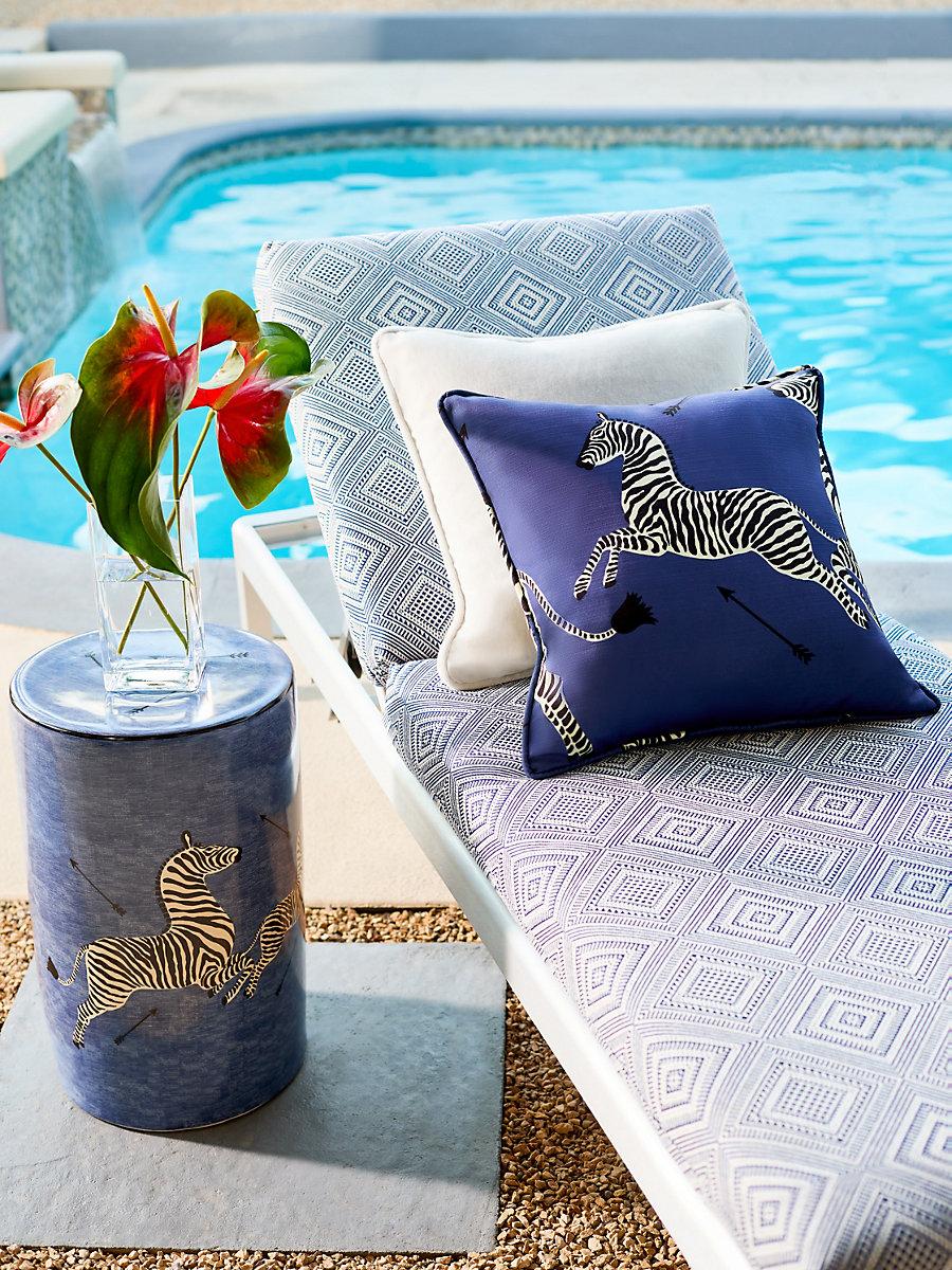 Scalamandre Antigua Weave Indigo Fabric