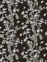 Scalamandre Jardin De Chine Espresso Wallpaper