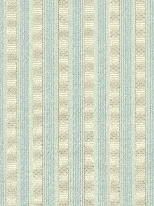 Scalamandre Shirred Stripe Blue & Grey Fabric