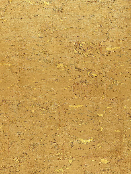 Scalamandre Metal Cork Gilt Wallpaper