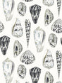 Scalamandre Coquina Graphite Wallpaper