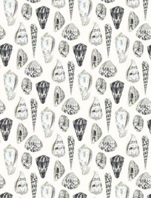 Scalamandre Coquina Graphite Wallpaper