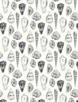 Scalamandre Coquina Graphite Wallpaper