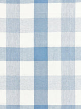 Scalamandre Westport Linen Plaid Sky Fabric